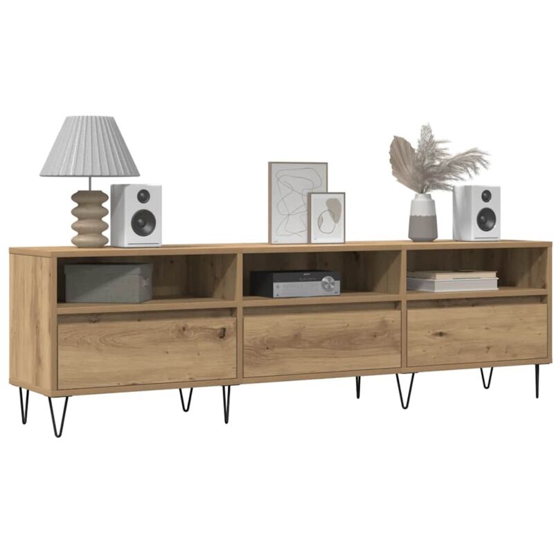 Vidaxl - Tv-schrank Artisan-eiche 150x30x44, 5 Cm Holzwerkstoff