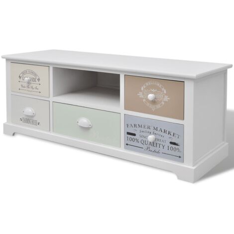 TV-Schrank Französischer Stil Holz vidaXL