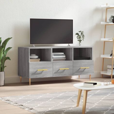 TV-Schrank Grau Sonoma 102x36x50 cm Holzwerkstoff vidaXL