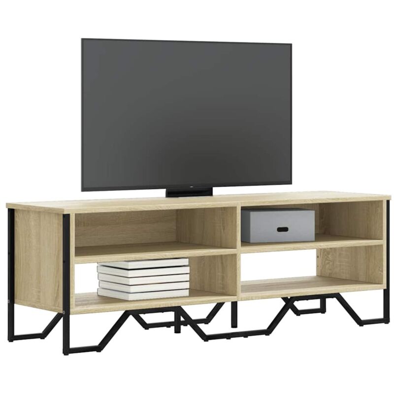 Vidaxl - Tv-schrank Sonoma-eiche 122x34x41 Cm Holzwerkstoff