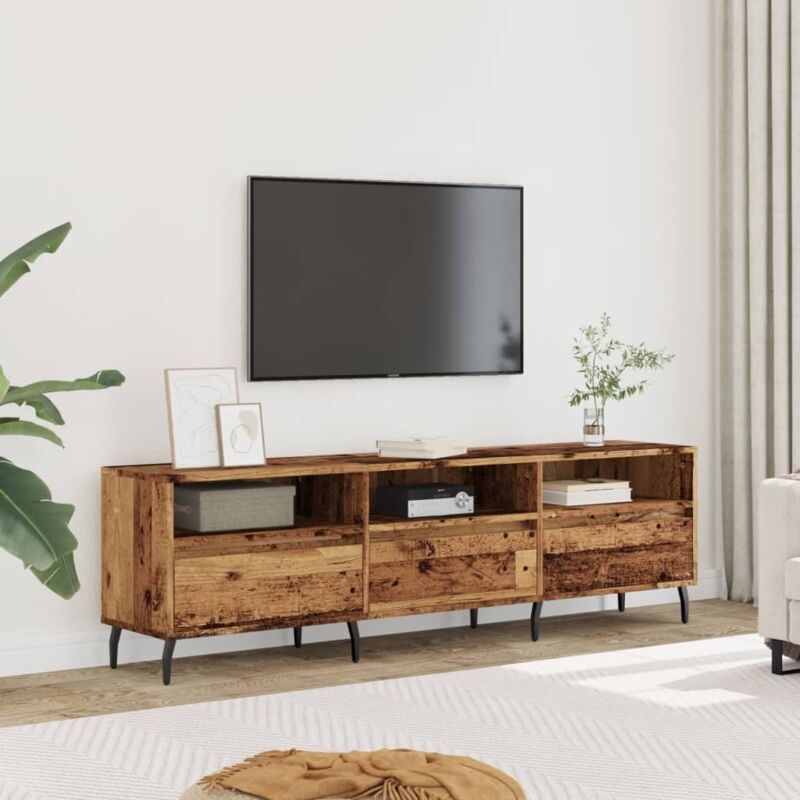 Tv-schrank Altholz-optik 150x30x44, 5 Cm Holzwerkstoff - Vidaxl