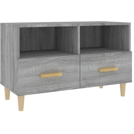 TV-Schrank Grau Sonoma 80x36x50 cm Holzwerkstoff vidaXL