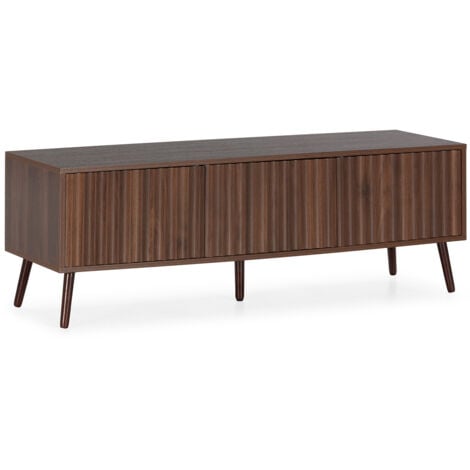 VS VENTA-STOCK TV-Schrank Lluvia 3 Türen, Walnuss-Effekt