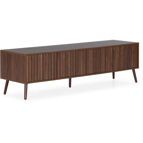 VS VENTA-STOCK TV-Schrank Lluvia 4 Türen Walnuss-Effekt