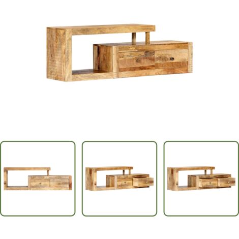 TV-Schrank Mango - TV-Schrank 120x30x40 cm Massivholz Mango