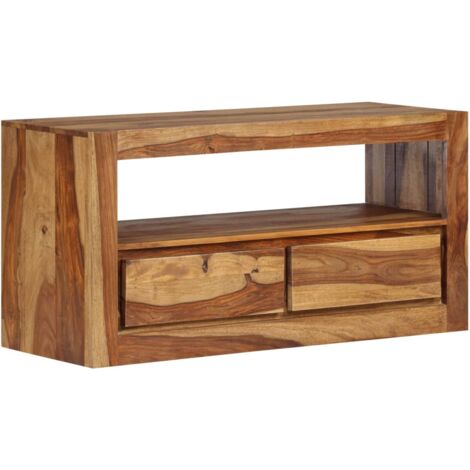 TV-Schrank Massivholz 80x30x40 cm vidaXL - Braun