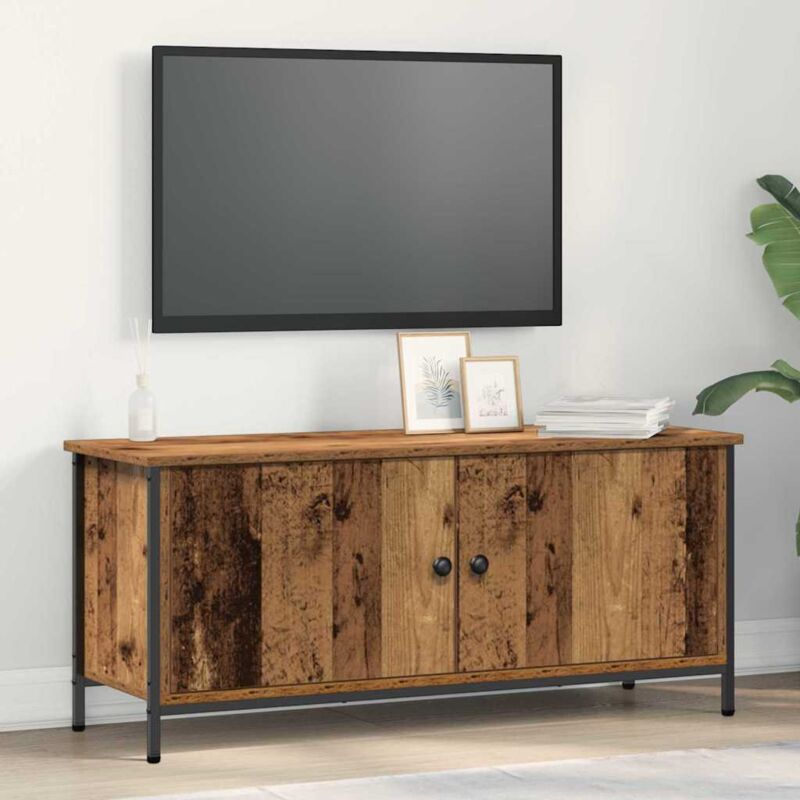 Vidaxl - Tv-schrank Altholz 100 X 35 X 45 Cm Holzwerkstoff