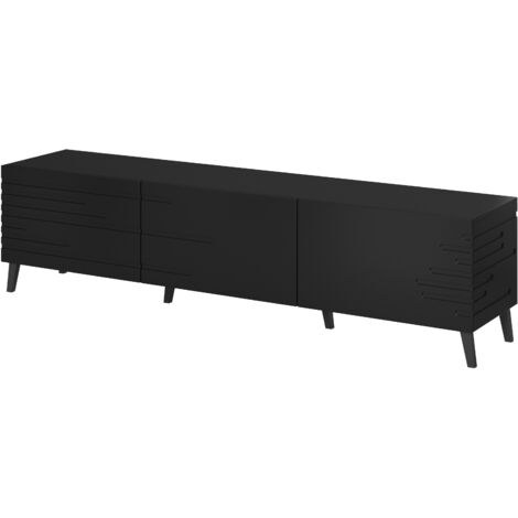 TV-Schrank NOVA 186 cm schwarz matt