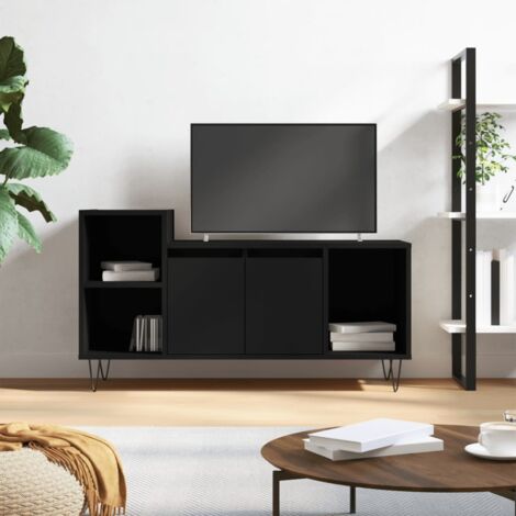 TV-Schrank Schwarz 100x35x55 cm Holzwerkstoff vidaXL