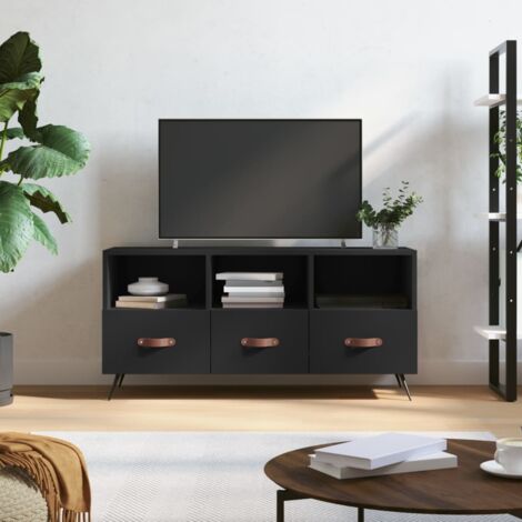 TV-Schrank Schwarz 102x36x50 cm Holzwerkstoff vidaXL