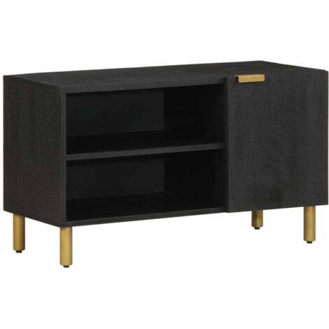 TV-Schrank Schwarz 80x33x46 cm Holzwerkstoff vidaXL