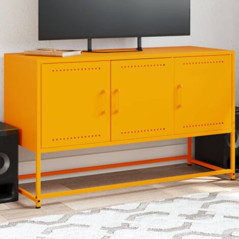 TV-Schrank Senfgelb 100,5x39x60,5 cm Stahl vidaXL903692