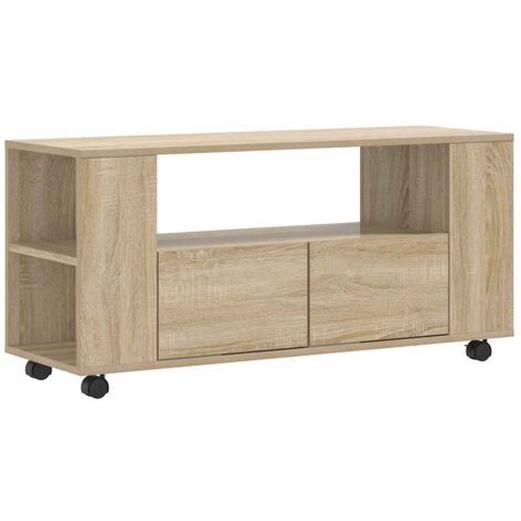 TV-Schrank Sonoma-Eiche 102x34,5x43 cm Holzwerkstoff vidaXL