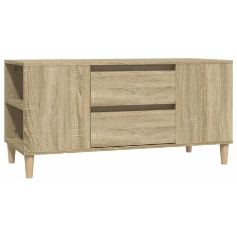 TV-Schrank Sonoma-Eiche 102x44,5x50 cm Holzwerkstoff vidaXL