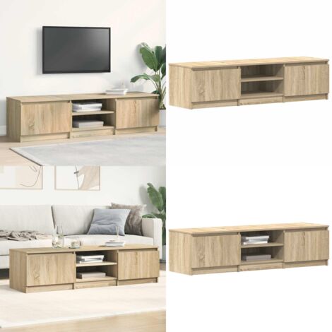 TV-Schrank Sonoma-Eiche 140x40x35,5 cm Holzwerkstoff - TV-Schrank - Holzwerkstoff - Sonoma-Eiche - Wohnraumgestaltung - Möbelkauf - Home & Living