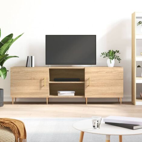 TV-Schrank Sonoma-Eiche 150x30x50 cm Holzwerkstoff vidaXL