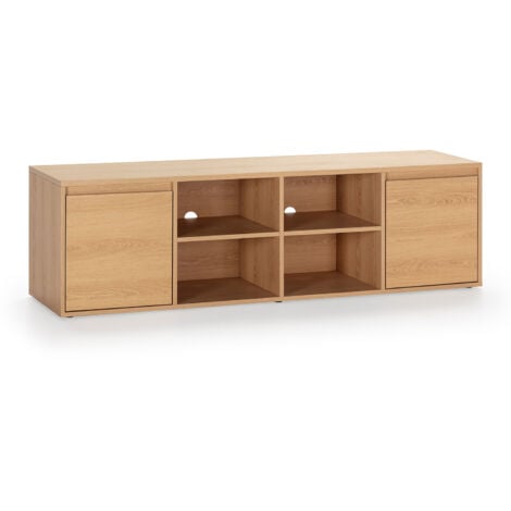 VS VENTA-STOCK TV-Schrank Tori 2 Türen, Eichenfarbe, 160 cm
