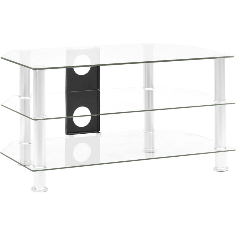 Betterlife - TV-Schrank Transparent 75x40x40 cm Hartglas