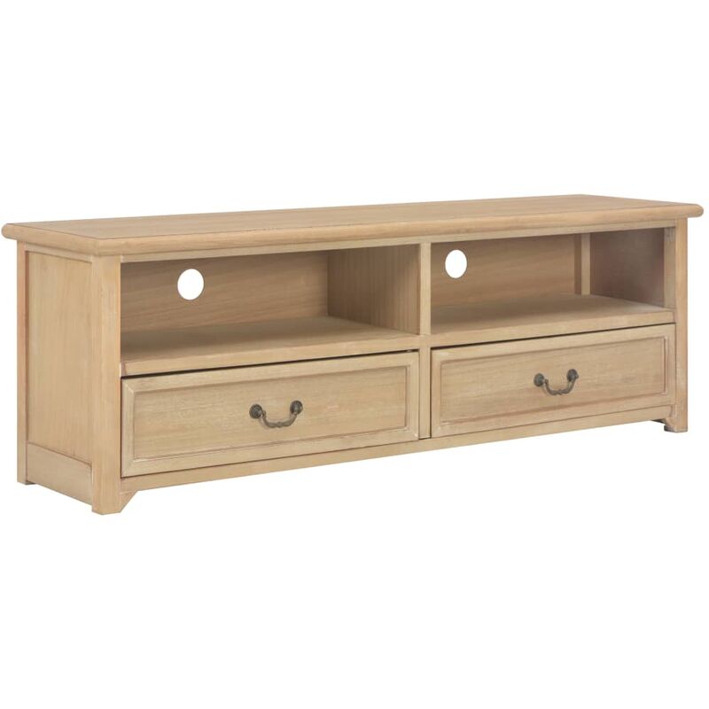 Vidaxl - TV-Schrank 120x30x40cm Holz Natur - Braun
