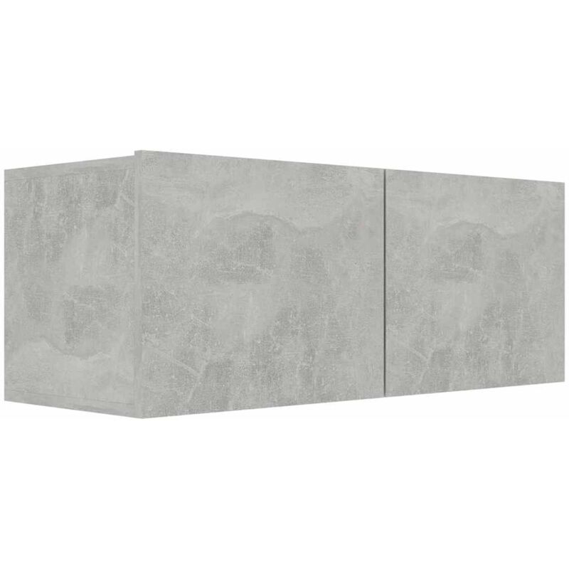 Vidaxl - Tv-schrank Betongrau 80x30x30 Cm Holzwerkstoff