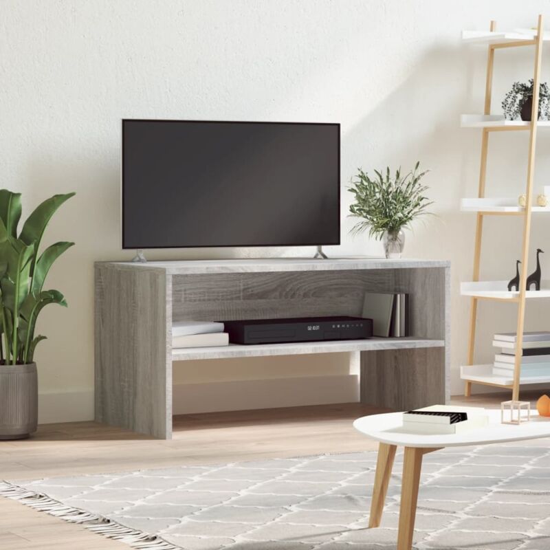 Vidaxl Tv-schrank Grau Sonoma 80x40x40 Cm Holzwerkstoff