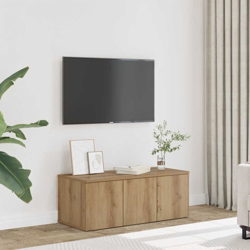 Vidaxl - Tv-schrank Artisan-eiche 80x34x30 Cm Holzwerkstoff