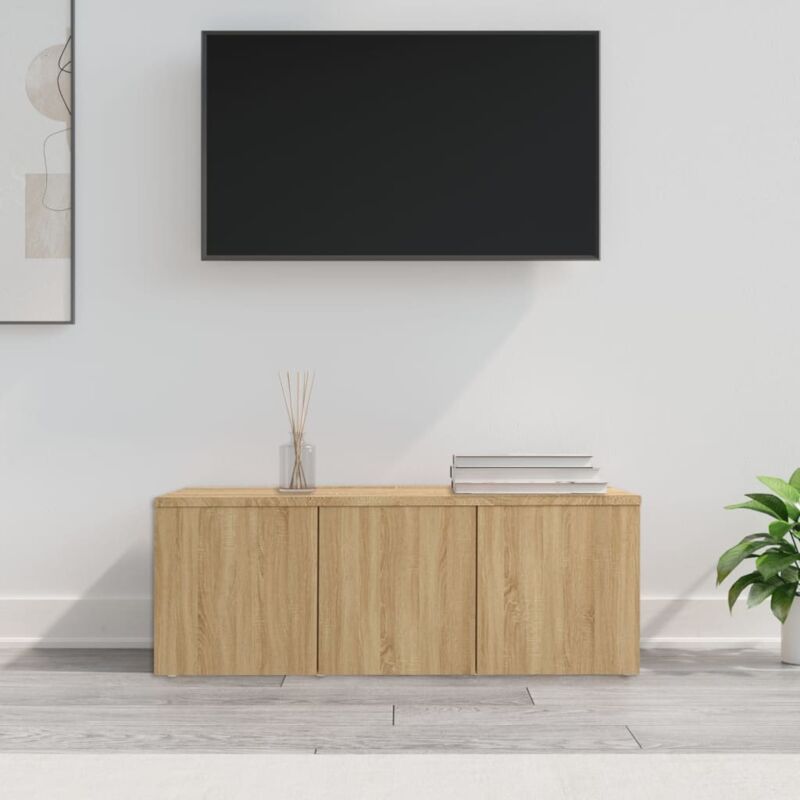 Vidaxl - Tv-schrank Sonoma-eiche 80x34x30 Cm Holzwerkstoff