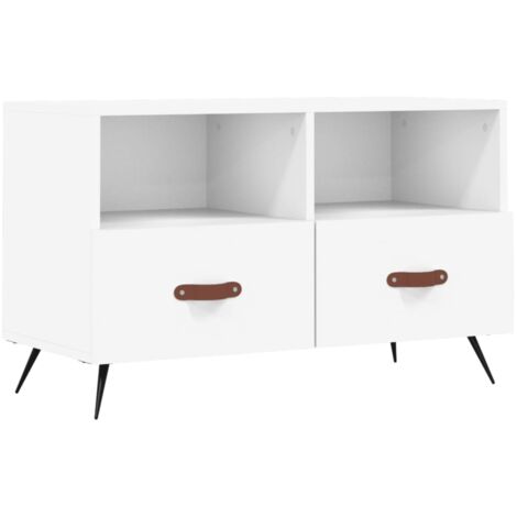 TV-Schrank Weiß 80x36x50 cm Holzwerkstoff vidaXL