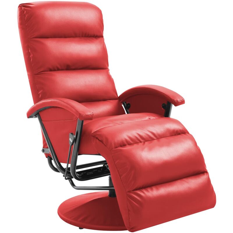 Vidaxl - TV-Sessel Kunstleder Rot - Rot