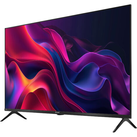 TV sharp 43"43gk4245e tivo tv, 4k ultra hd, smart tv, active motion 400, schwarz