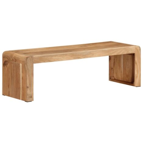 TV Stand 110x33x33 cm Solid Wood Acacia vidaXL