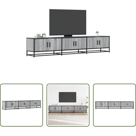 TV Stand -  Mobile Porta TV Grigio Sonoma 210x35x41 cm in Truciolato