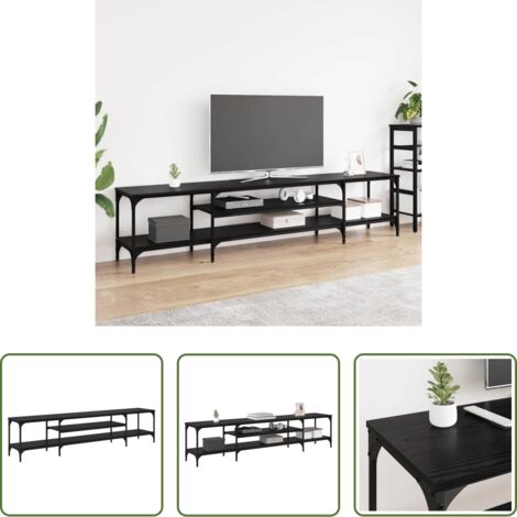 TV stand -  Mobile TV Rovere Nero 201 x 35 x 45 cm