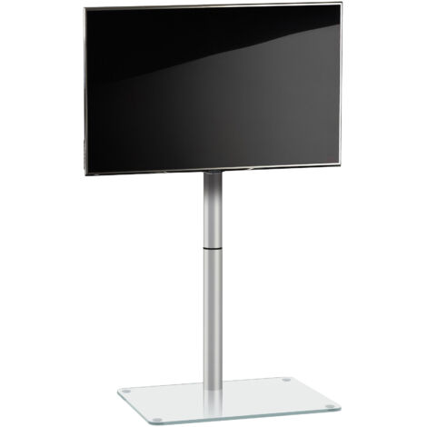 TV Standfuß Glas Fernseh Ständer Alani