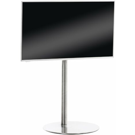 TV Standfuß rund edelstahl