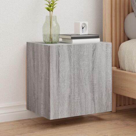 TV Wall Cabinet Grey Sonoma 40.5x30x40 cm Engineered Wood vidaXL