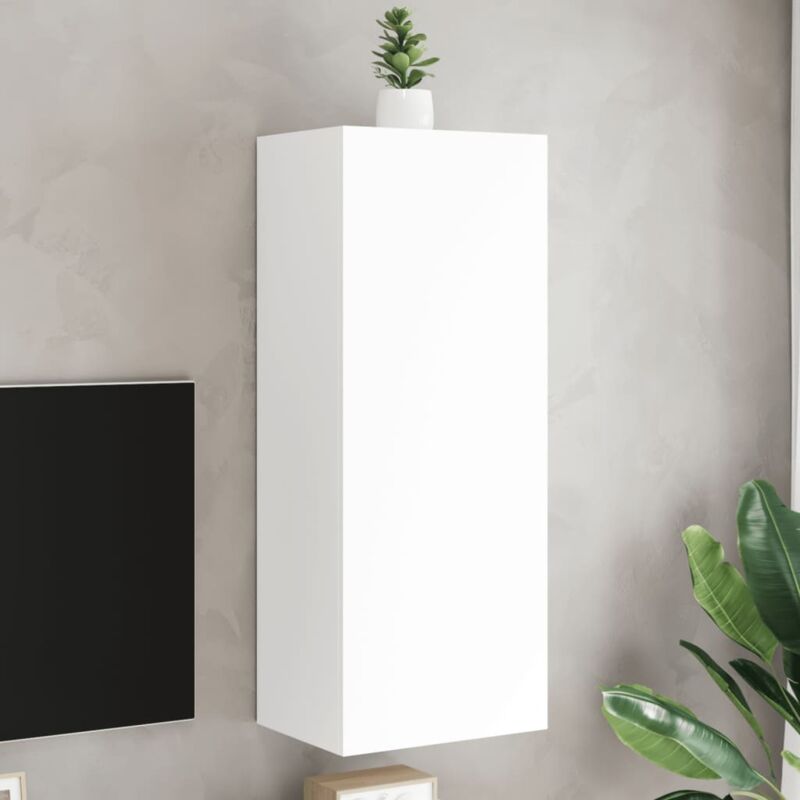 Vidaxl - Tv Wall Cabinet White 40.5x30x102 Cm Engineered Wood