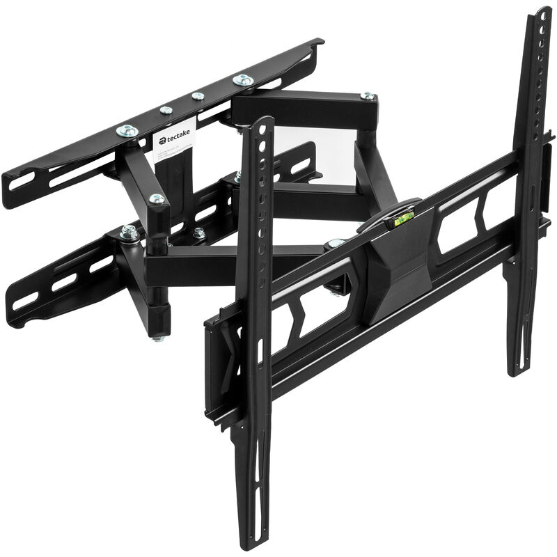 TV Wall mount for 32-55″ (82-138cm) can be tilted and swivelled spirit level - bracket TV, wall tv mount, tv on wall bracket - black
