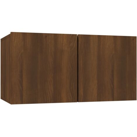 TV-Wandschrank Braun Eiche 60x30x30 cm Holzwerkstoff vidaXL