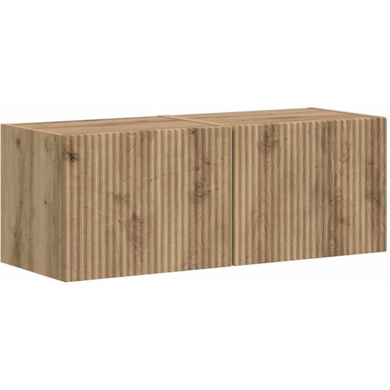 Tv-wandschrank 2 Pcs Kunsthandwerk Eiche 60 X 31 X 29, 5 Cm Vidaxl
