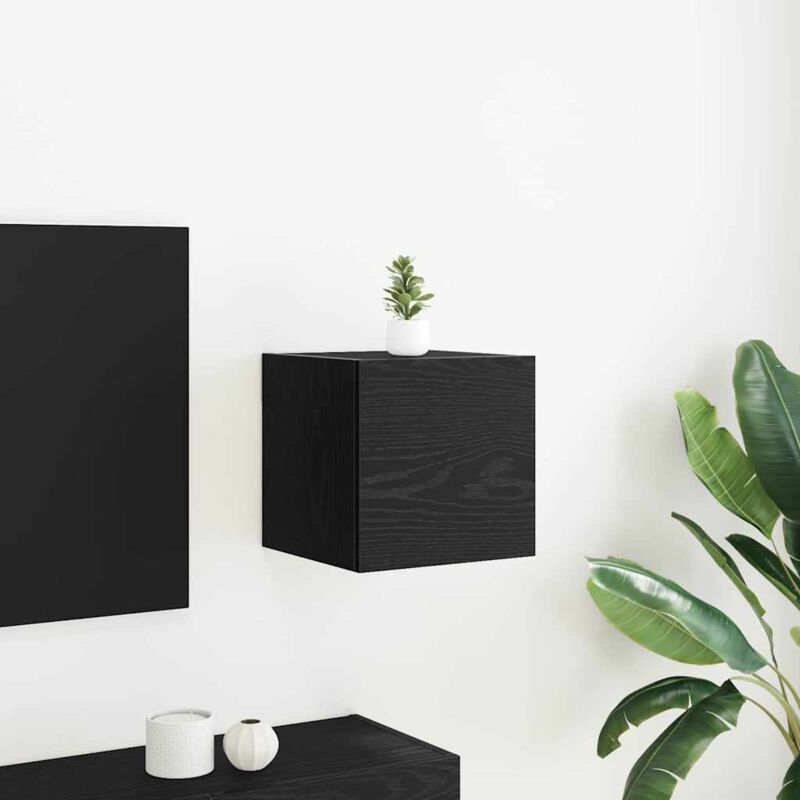 Vidaxl - Tv-schränk Schwarz 30, 5 X 30 X 30 Cm Holzwerkstoff