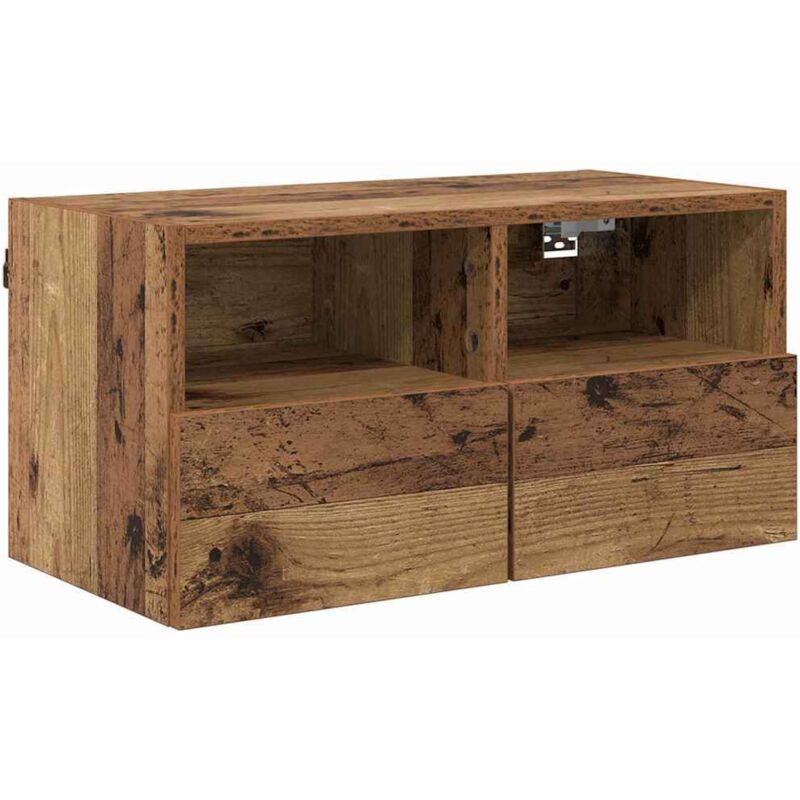 Tv-wandschrank Altholz 60 X 30 X 30 Cm Holzwerkstoff Vidaxl