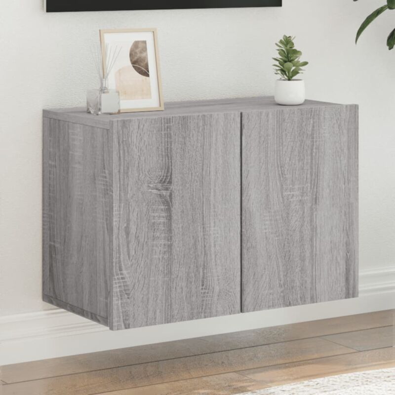 Tv-wandschrank Grau Sonoma 60x30x41 Cm Vidaxl