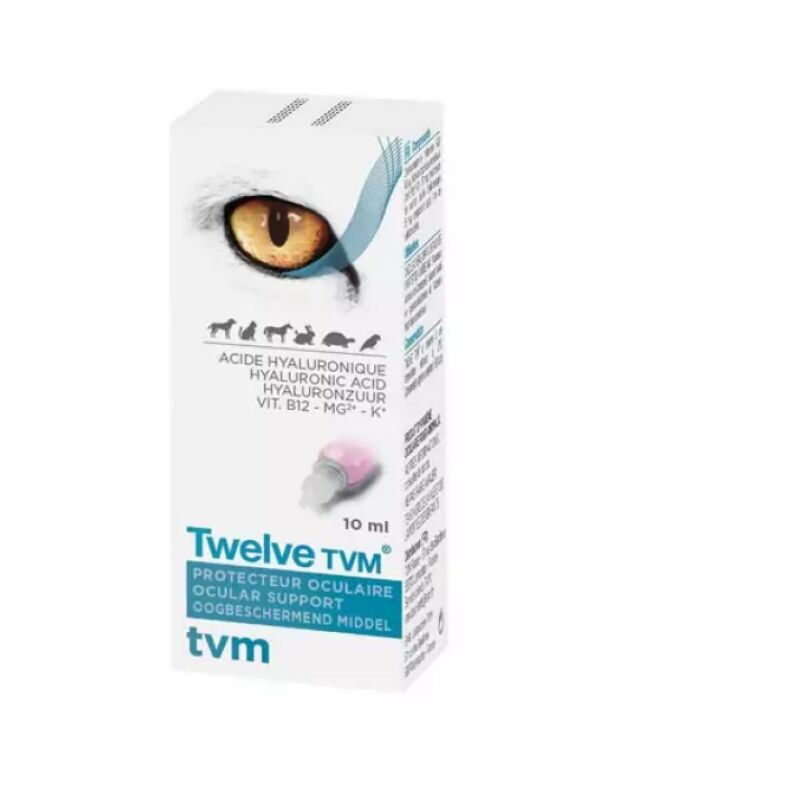 Twelve collyre soin des yeux pour chiens et chats