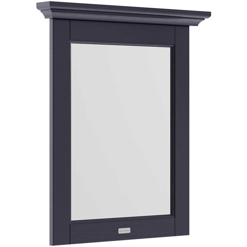 Hudson Reed Old London Bathroom Mirror 600mm Wide - Twilight Blue