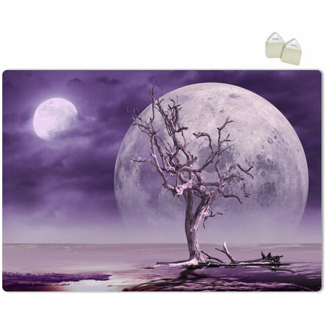 TWIN MOONS - POSTER in PVC da 3mm - Misura: 70x100 cm