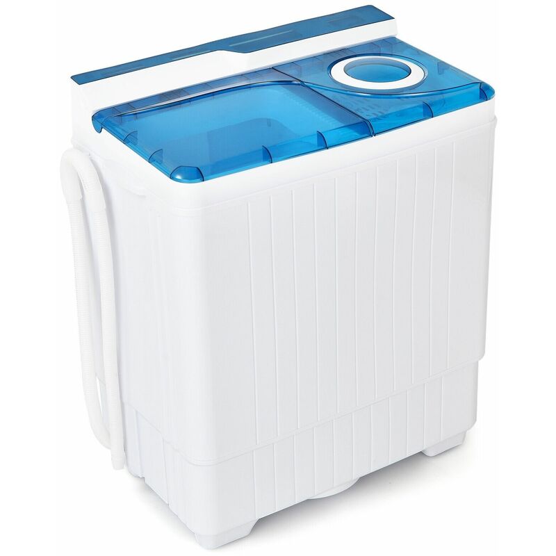 Twin Tub Washing Machine Portable Laundry Washer Machine 6.5KG Washer+2KG Dryer