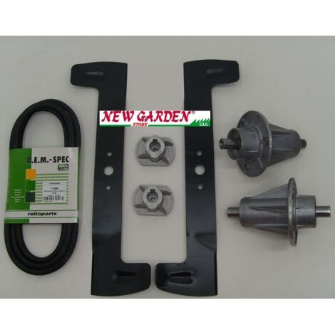 Twincut 92 kit de réparation pour tracteur de pelouse GGP 17-450 moyeu de lame de courroie