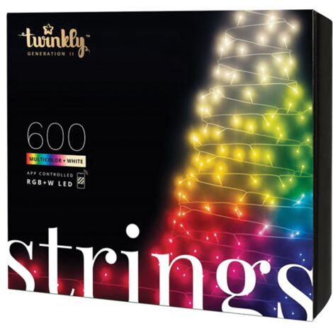 Twinkly Catena led rgb + white 48 metri 600 led
