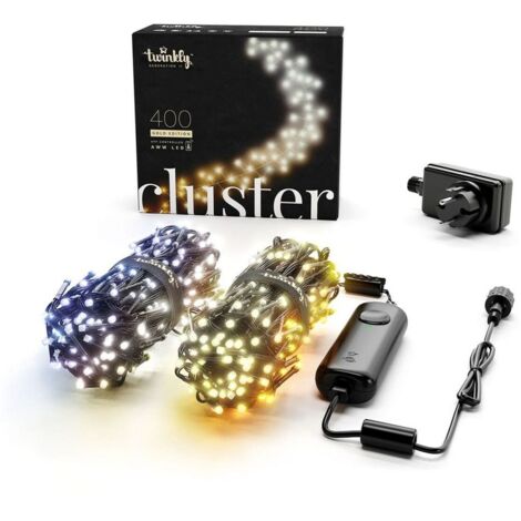 Twinkly CLUSTER Luces de Navidad Smart 400 Led AWW II Generación